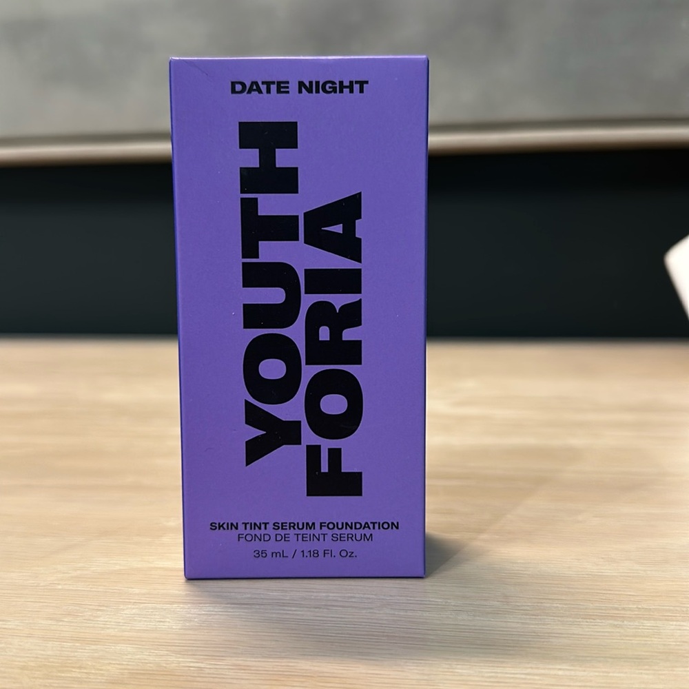 NEW Never opened youthforia date night skin tint serum foundation